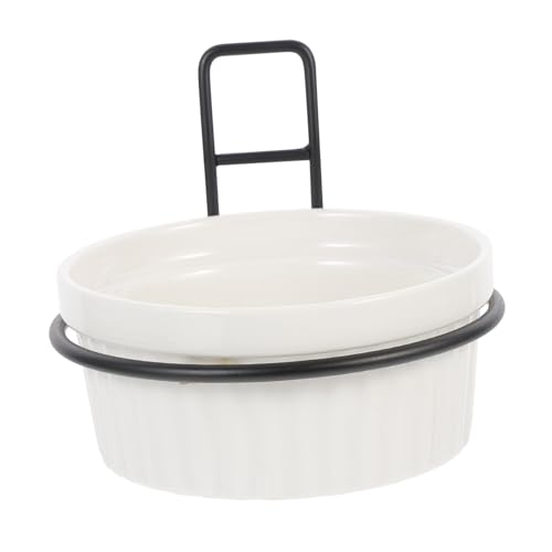 WEKAMOS 吊り下げ式ペット食器 猫用固定フィーダー 傾斜防止設計 大容量収納 製洗浄簡単 犬猫共用 ケージ掛け用