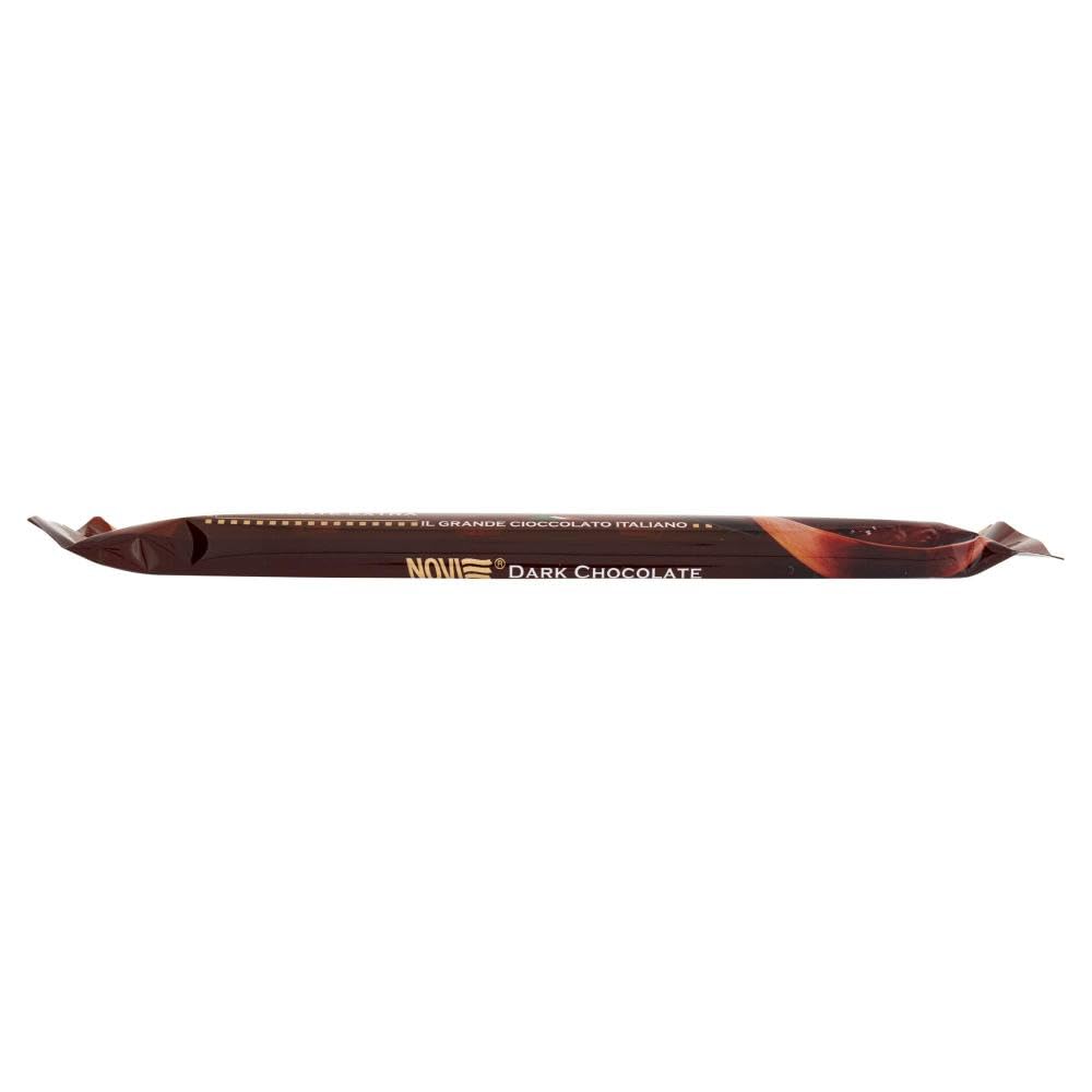 Novi Novibloc Cioccolato Fondente - Lote de 18 pizarras extra de chocolate negro 70% cacao 140 g + lata italiana gourmet Polpa di Pomodoro de 400 g | Extra amaro; cacao intenso, piezas sólidas para hornear, dividir o como, peso neto total 2,52 kg + Polpa