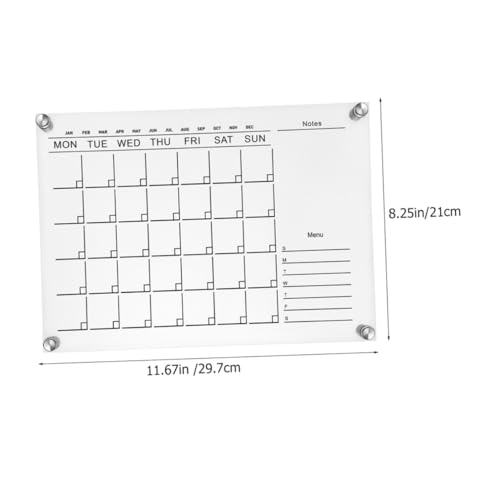 Tableau mémo acrylique transparent SHINEOFI pour le bureau - 2