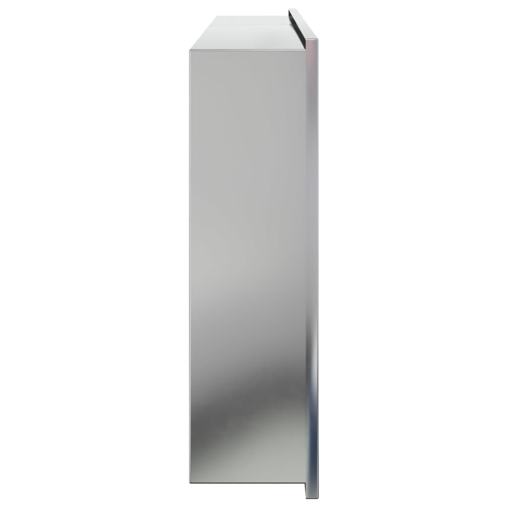 VidaXL Douchenis 32x62x9 cm roestvrijstaal geborsteld goudkleurig, badkamerinbouw, douche nis