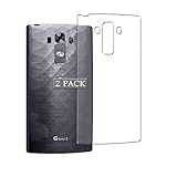 Vaxson 2-Pack Back Protector Film, compatible with LG G Vista 2 H740 TPU Guard Cover Skin Sticker [ Not Front Tempered Glass Screen Protectors ]