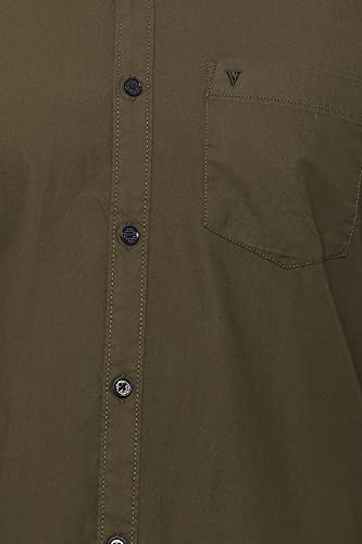 Image of Van Heusen Men's Cotton Slim Fit Solid Casual Shirt
