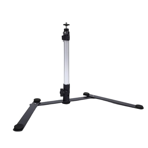 Tripode de techo con rotación de 360 grados, soporte para proyector con clip para teléfono y control remoto, montura de escritorio para cámara web para enseñanza en línea y transmisión en vivo