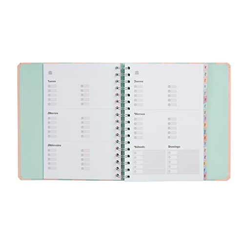 Mr. Wonderful, Office Planner 2023-2024 Weekly 18 Months, Here's Much To Enjoy, multi-coloured - Image 4