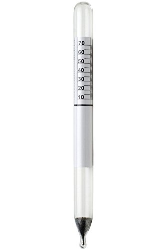 SP Bel-Art, H-B DURAC 0.700/1.000 Specific Gravity and 10/70 Degree Baume Dual Scale Hydrometer for Liquids Lighter Than Water (B61806-0100)