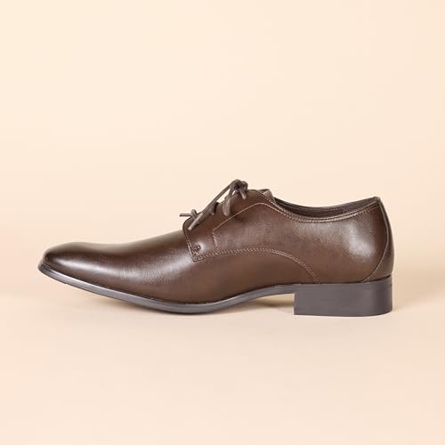 Image of Amazon Essentials Men's Lace Up Derby Dress Shoes