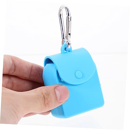 VANZACK 2Pcs Silicone Coin Storage Bag Earphone Case with Hook Reusable Pouch for Keys Coins and Items Soft Durable and Easy to Clean4