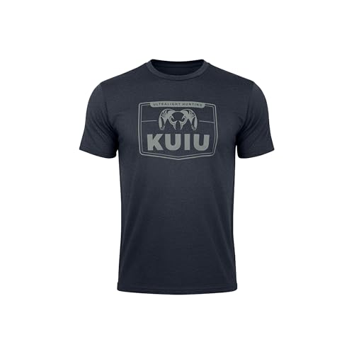 Reviews de Color Verde Militar los mejores 5. 41 KUIU - playera con logotipo para hombre, ligera, de algodón, poliéster, para caza, suave, duradera, ajuste estándar, cuello redondo, color verde militar, Carbón vegetal, Large