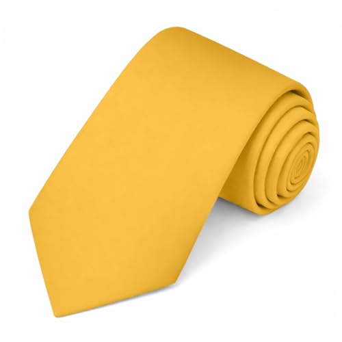 Image of Jacob Alexander Solid Color Mens Tie - Soft-lined Necktie - Timeless Formal Look for Weddings and Business - (Regular Size)