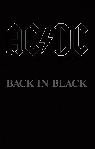 AC/DC Back In Black Cassette Tape