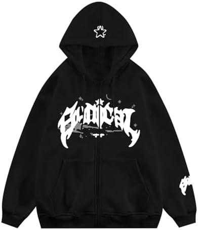 Y2K Jacke Mit Durchgehendem Reißverschluss, 100 %  Produktbild-Vorschau 4