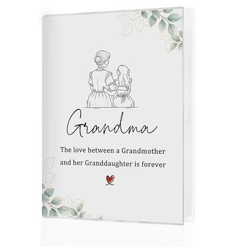 Álbum de Fotos Personalizable 4x6 para Abuela, Regalo para Día de la Madre o Cumpleaños, 18 Bolsillos para 36 Fotos miniatura 1