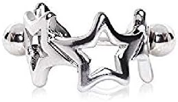 Interlocked Stars Cartilage Cuff 316L Surgical Steel image 2