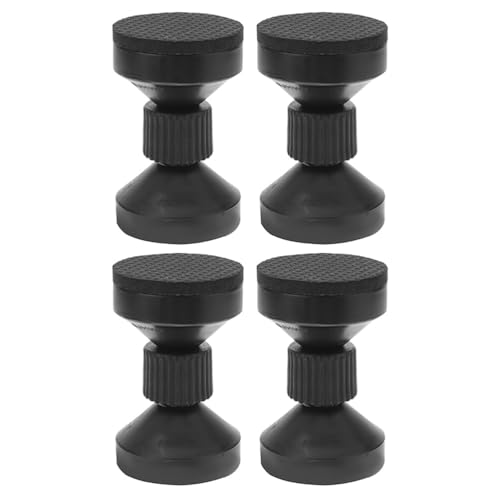 Cabilock 4pcs Adjustable Headboard Stoppers Bed Frame Wall Protectors Anti-Shake Tool for Stable Bed Support Threaded Bed Stoppers to Prevent Movement and Squeaking