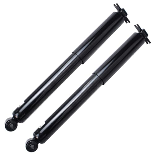 Image of Detroit Axle - Rear 4pc Shock Absorbers Kit for 2007-2017 Jeep Wrangler, 2018 Wrangler JK, 2 Shock Absorbers Assembly 2 Sway Bar End Links 2008 2009 2010 2011 2012 2013 2014 2015 2016 Replacement