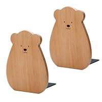 Amazon.co.jp: [Queen-b] ブックスタンド クマ 2個セット ブックエンド