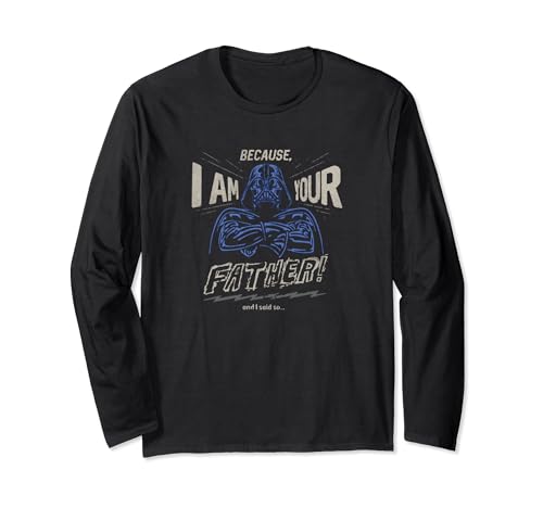 T-shirt Star Wars Darth Vader manches longues coton geek