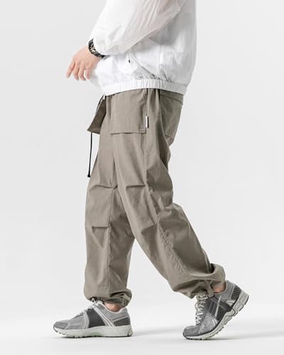 Unisex Casual Work Pants, Breathable Fabric, Multi-Pocket Straight Fit Trousers for Outdoor & Daily Wear4