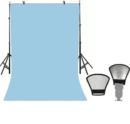 Stookin 8x20 FT Sky Blue Photography Studio Backdrop for Event Shoot & Vedio Recording.(Free Bounce Card)