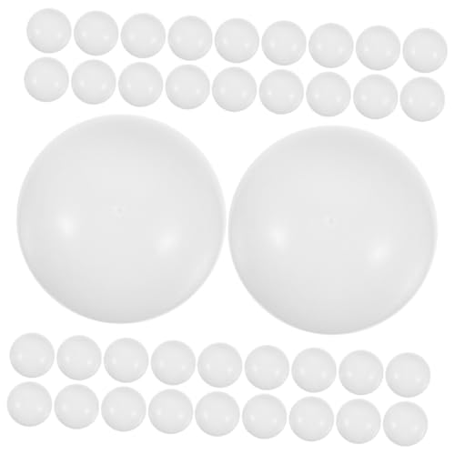 Abaodam Plastic Table Tennis Balls 100pcs Bulk Pack Glow in Dark Reusable Ideal for Practice Parties Outdoor Games