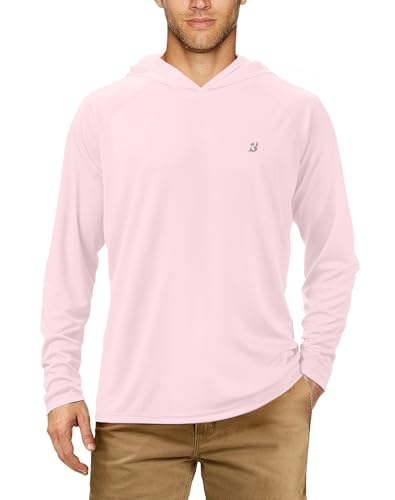 Image of Roadbox Mens Fishing Sun Hoodie, Long Sleeve UPF 50+ UV Protection Shirts