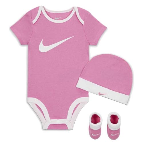 Image of Nike Infant Girls' Swoosh 3 Piece Boxed Set, Pink