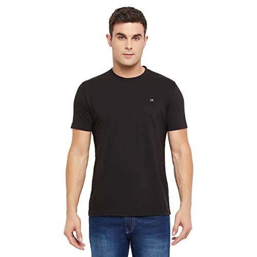 Image of Orewa by OKANE Men's Solid Round Neck Cotton T-Shirt (Pack of 2)