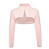 COOUV Ice Silk Cooling Fabric UPF50+ UV Sun Protection Lightweight Shawl Arm Sleeve Sport Shrug Golf Shirt (Pink, Large)
