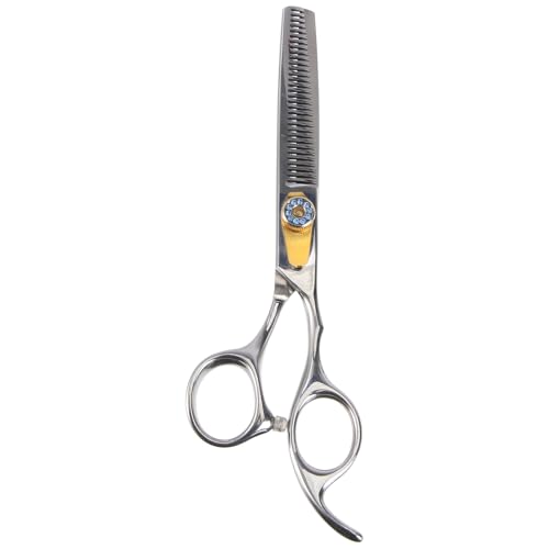 iplusmile Tijeras de Peluquería Dentadas de Acero Inoxidable Tijeras para Entresacar el Cabello Uso Profesional y Doméstico Resistentes Corrosión para Salón de Belleza