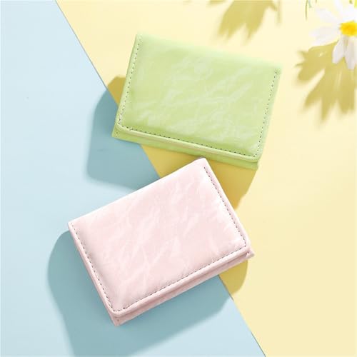 Three Fold Wallet, Fashionable Student Coin Purse, Versatile Wallet and Card Holder(Brown)3