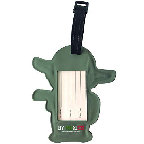 By Mexico Luggage Tag, Traditional Mexican Characters Designs - Image 3