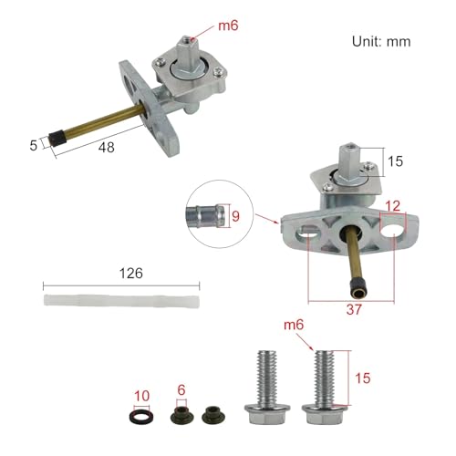 Robinet d'arrêt de réservoir TRX solution fuite carburant quad mécanique