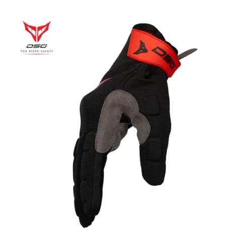 Image of DSG Alpha Air Glove-Black Red-(Size-S)