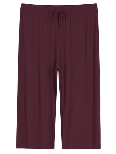 Image of Latuza Women's Plus Size Capri Pajama Pants Wide Leg