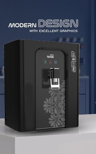 Image of AQUAFRESH NINE LED Display Model 12 L RO | UV | UF | TDS Water Purifier | Black | Multi-Stage Filtration | 10L Storage Capacity | Push-Fit Connectors | Mineraliser