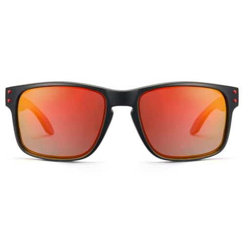 Cyxus Polarized Sunglasses for Men Women Orange Lenses UV400 Blocking Sunglasses for Outdoor Activities P1161V022