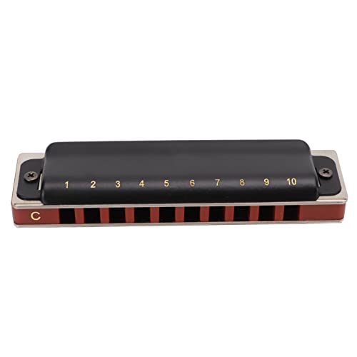 FOLOSAFENAR Harmonica 10 Trous, résistance à la Corrosion Harmonica à tonalité précise Orgue à Bouche Étanche Son Plus Complet pour Jouer(Le Noir) - Les Beatles, Paul McCartney, John Lennon, RIngo Starr, George Harrison FOLOSAFENAR Harmonica 10 Trous, résistance à la Corrosion Harmonica à tonalité précise Orgue à Bouche Étanche Son Plus Complet pour Jouer(Le Noir)