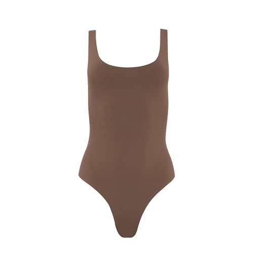 Image of Almere Everyday Essential Double Lined Basic Tank Bodysuit for Women