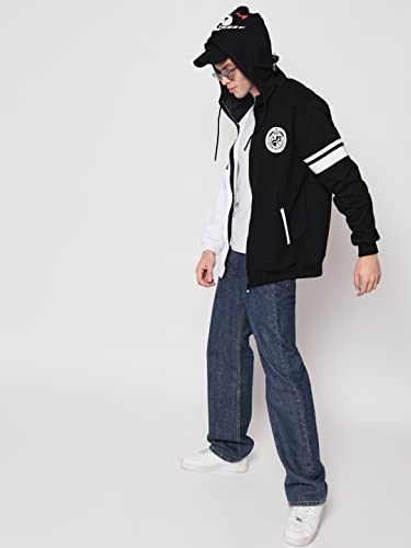 Image of ComicSense.xyz Unisex Anime Hoodie for Men and Women, Danganronpa Headmaster Bear Monokuma Cotton Anime Cosplay Hoodies