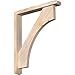 3 1/2"W x 24"D x 28"H Westlake Craftsman Smooth Bracket w/Offset Brace, Douglas Fir