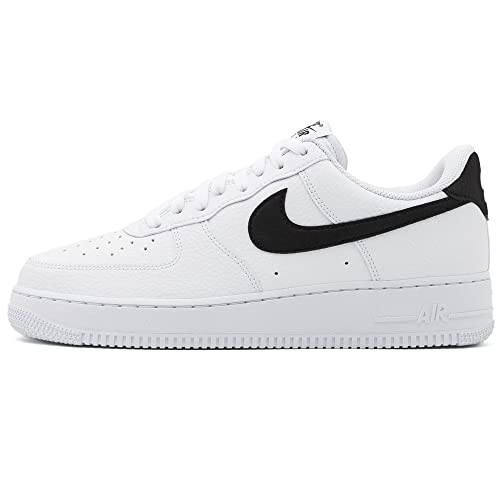 Image of Nike Air Force 1 Men's Sneakers, White Black, 7