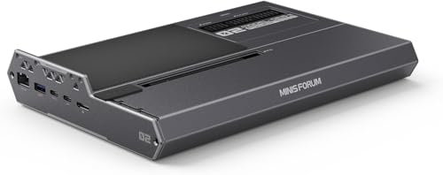 Image of MINISFORUM DEG2 eGPU Docking Station for OCuLink and USB4 V2, (Supports TBT5), Graphics Card Extension Enclosure, Works with ATX /SFX Power Supplies, Features M.2 Slot,2.5G LAN Portand USB 3.2 Port
