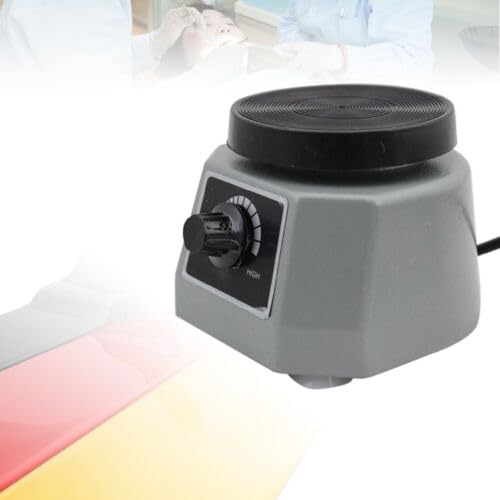 Gipsrüttler Rüttler Dental Vibrator Round Dental Lab Oszillator 220V 100W Rüttelplatte Vibrator Shaker,Dental Lab Ausrüstung Für Zahnärzte(Grau)