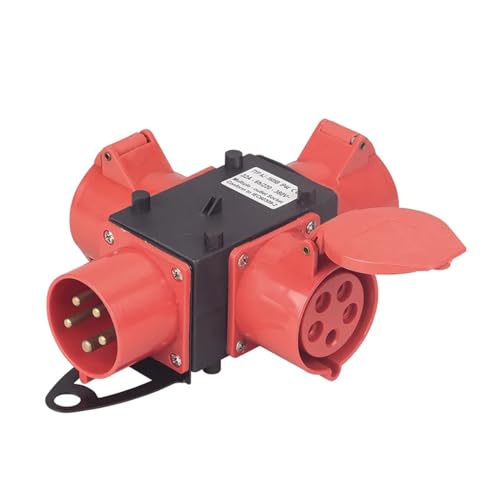 Enchufe y toma industrial multifuncionales 3P4P5P, conector eléctrico impermeable, conjunto flexible, 220 V, 380(615-3-415)