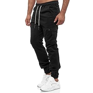 Cargohose Herren Cargo Hose Jogger Chino Regular Fit Jeans 16610
