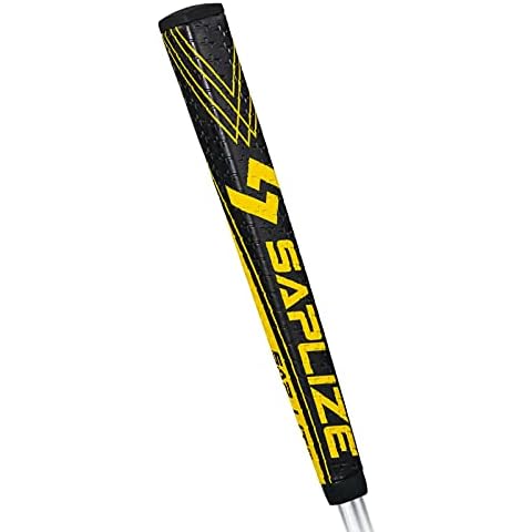 SAPLIZE Putter Grip Midsize Light Anti-Slip Pattern, Sap Lit V2, Yellow Cover