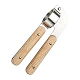 Ipetboom Knoblauchpresse mit Doppelhebel Rostfrei Kompakt und Leicht Einfach zu Reinigen...