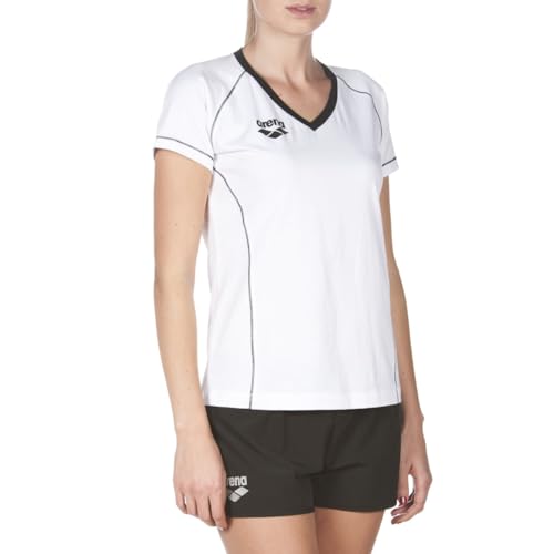 Camiseta de manga corta arena para mujer estilo deportivo y casual