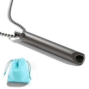 Meditation Breathing Necklace, Portable Stress Relief, Stress Relief Pendant, Mindful Breathing Tool, Adjustable Length 24″-27″