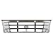 ALMULOO Grill Compatible with 1992-1996 Ford Bronco F150 F250 F350 & 1997 F250HD F350 Plastic(ABS) Front Bumper Silvery Grille Assembly Replacement for FO1200173 F4TZ8200A
